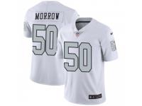 Limited Youth Nicholas Morrow Oakland Raiders Nike Color Rush Jersey - White