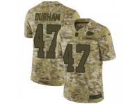 Limited Youth Step Durham Kansas City Chiefs Nike 2018 Salute to Service Jersey - Camo