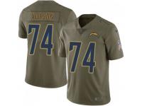 Limited Youth Tanner Volson Los Angeles Chargers Nike 2017 Salute to Service Jersey - Green