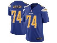 Limited Youth Tanner Volson Los Angeles Chargers Nike Color Rush Vapor Untouchable Jersey - Royal