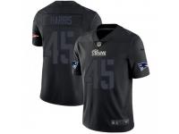 Limited Youth Trent Harris New England Patriots Nike Jersey - Black Impact Vapor Untouchable