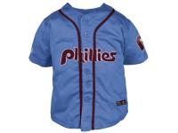 Majestic Philadelphia Phillies Preschool Cooperstown Classic Closehole Mesh Jersey - Light Blue