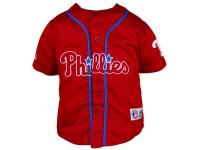 Majestic Philadelphia Phillies Toddler Closehole Mesh Jersey - Red