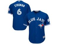 Marcus Stroman Toronto Blue Jays Majestic Cool Base 40th Anniversary Patch Jersey - Royal