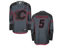 Mark Giordano Calgary Flames Reebok Cross Check Premier Fashion Jersey - Storm
