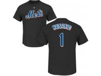 Men #1 Amed Rosario Black Baseball - Name & Number New York Mets T-Shirt