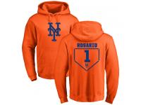 Men #1 Amed Rosario Orange Baseball - RBI New York Mets Pullover Hoodie
