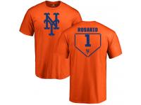 Men #1 Amed Rosario Orange Baseball - RBI New York Mets T-Shirt