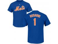 Men #1 Amed Rosario Royal Blue Baseball - Name & Number New York Mets T-Shirt