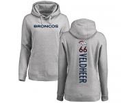 Men #93 Dre'Mont Jones Ash Football One Color Denver Broncos Pullover Hoodie