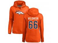 Men #93 Dre'Mont Jones Navy Blue Football Name & Number Logo Denver Broncos Pullover Hoodie