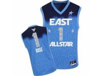 Men Adidas Chicago Bulls #1 Derrick Rose Authentic Blue 2012 All Star NBA Jersey