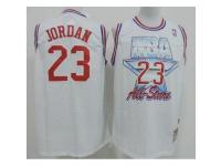 Men Adidas Chicago Bulls #23 Michael Jordan Swingman White 1992 All Star NBA Jersey