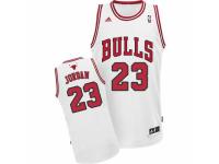 Men Adidas Chicago Bulls #23 Michael Jordan Swingman White Home NBA Jersey