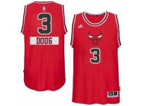 Men Adidas Chicago Bulls #3 Doug McDermott Swingman Red 2014-15 Christmas Day NBA Jersey