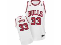 Men Adidas Chicago Bulls #33 Scottie Pippen Swingman White Home NBA Jersey