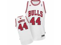 Men Adidas Chicago Bulls #44 Nikola Mirotic Swingman White Home NBA Jersey