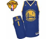 Men Adidas Golden State Warriors #1 Ognjen Kuzmic Swingman Royal Blue Road 2015 The Finals Patch NBA Jersey