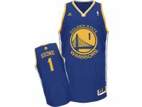 Men Adidas Golden State Warriors #1 Ognjen Kuzmic Swingman Royal Blue Road NBA Jersey