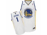 Men Adidas Golden State Warriors #1 Ognjen Kuzmic Swingman White Home NBA Jersey