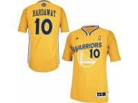 Men Adidas Golden State Warriors #10 Tim Hardaway Swingman Gold Alternate NBA Jersey