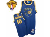 Men Adidas Golden State Warriors #10 Tim Hardaway Swingman Royal Blue New Throwback 2015 The Finals Patch NBA Jersey