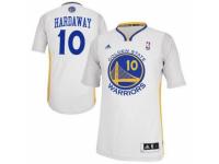 Men Adidas Golden State Warriors #10 Tim Hardaway Swingman White Alternate NBA Jersey