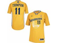 Men Adidas Golden State Warriors #11 Klay Thompson Swingman Gold Alternate NBA Jersey