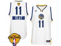 Men Adidas Golden State Warriors #11 Klay Thompson Swingman White 2014-15 Christmas Day 2015 The Finals Patch NBA Jersey