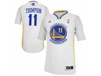 Men Adidas Golden State Warriors #11 Klay Thompson Swingman White Alternate NBA Jersey