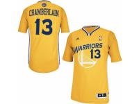 Men Adidas Golden State Warriors #13 Wilt Chamberlain Swingman Gold Alternate NBA Jersey