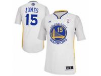 Men Adidas Golden State Warriors #15 Damian Jones Swingman White Alternate NBA Jersey