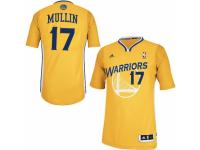 Men Adidas Golden State Warriors #17 Chris Mullin Swingman Gold Alternate NBA Jersey