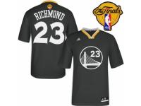 Men Adidas Golden State Warriors #23 Draymond Green Swingman Black Alternate 2015 The Finals Patch NBA Jersey