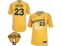 Men Adidas Golden State Warriors #23 Draymond Green Swingman Gold Alternate 2015 The Finals Patch NBA Jersey