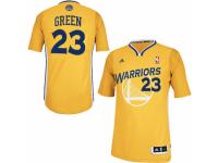 Men Adidas Golden State Warriors #23 Draymond Green Swingman Gold Alternate NBA Jersey