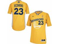 Men Adidas Golden State Warriors #23 Mitch Richmond Swingman Gold Alternate NBA Jersey