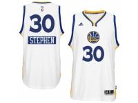 Men Adidas Golden State Warriors #30 Stephen Curry Swingman White 2014-15 Christmas Day NBA Jersey