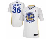 Men Adidas Golden State Warriors #36 Kevon Looney Swingman White Alternate NBA Jersey