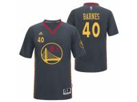 Men Adidas Golden State Warriors #40 Harrison Barnes Swingman Black Slate Chinese New Year NBA Jersey