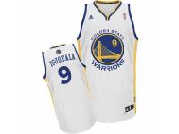 Men Adidas Golden State Warriors #9 Andre Iguodala Swingman White Home NBA Jersey