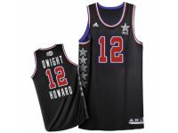 Men Adidas Houston Rockets #12 Dwight Howard Swingman Black 2015 All Star NBA Jersey