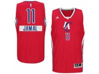 Men Adidas Los Angeles Clippers #11 Jamal Crawford Swingman Red 2014-15 Christmas Day NBA Jersey