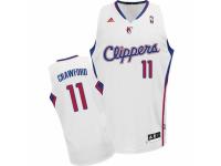 Men Adidas Los Angeles Clippers #11 Jamal Crawford Swingman White Home NBA Jersey