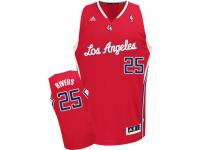 Men Adidas Los Angeles Clippers #25 Austin Rivers Swingman Red Road NBA Jersey