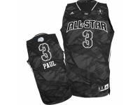 Men Adidas Los Angeles Clippers #3 Chris Paul Swingman Black 2013 All Star NBA Jersey