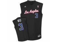 Men Adidas Los Angeles Clippers #3 Chris Paul Swingman Black CP3 Fashion NBA Jersey