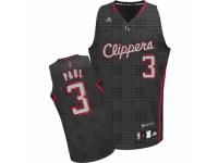 Men Adidas Los Angeles Clippers #3 Chris Paul Swingman Black Rhythm Fashion NBA Jersey