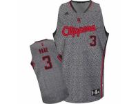 Men Adidas Los Angeles Clippers #3 Chris Paul Swingman Grey Static Fashion NBA Jersey