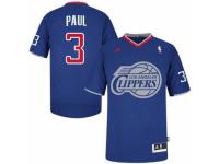 Men Adidas Los Angeles Clippers #3 Chris Paul Swingman Royal Blue 2013 Christmas Day NBA Jersey